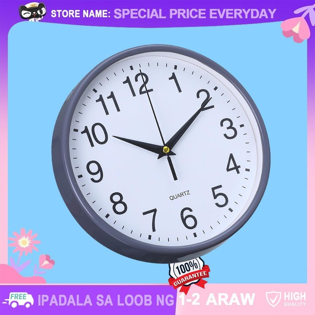 Shop wall clock modern for Sale on Shopee Philippines
