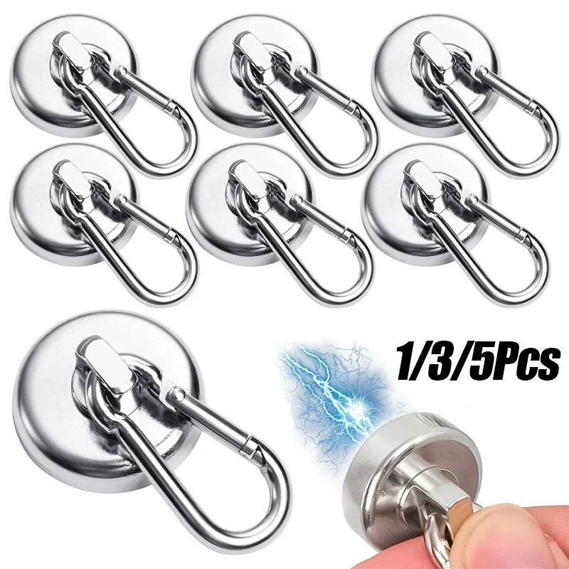 Heavy Duty Storage Hooks with Swivel Carabiner / Multi-functional 360 ...