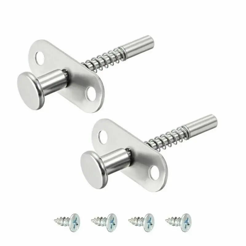 2pcs Plunger Latches Spring-Loaded Stainless Steel 6mm Head 60mm Total ...