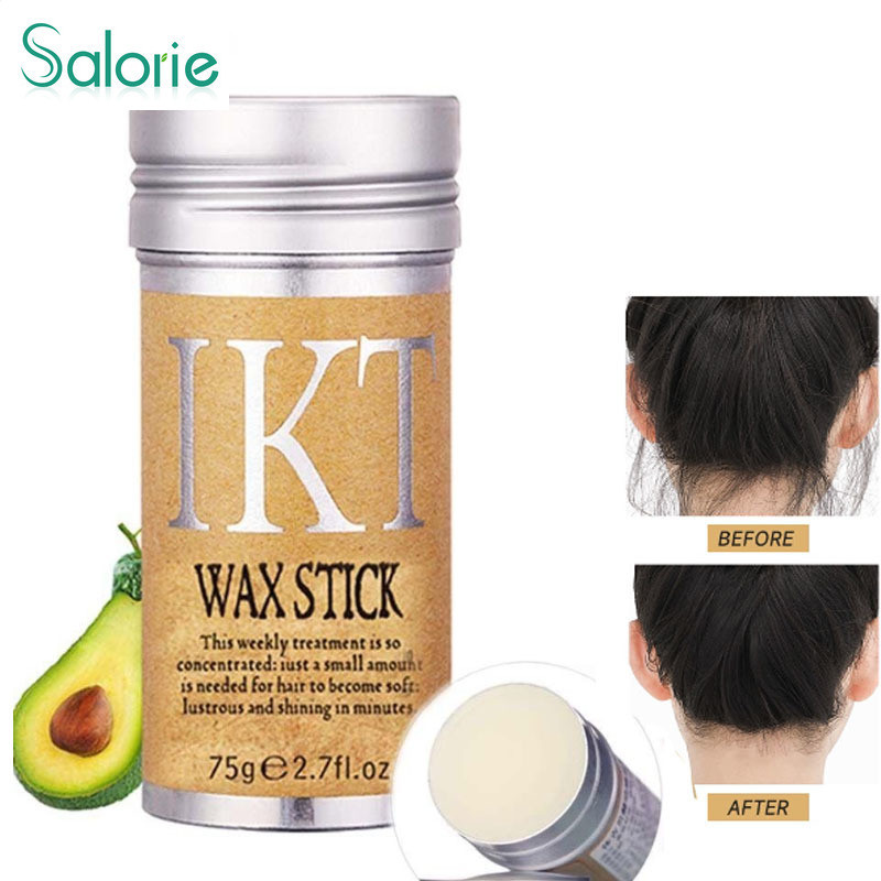 Salorie Hair Styling Pomade Stick Not Greasy Rapid Fixing Short Broken Hair Wax Hair Stick