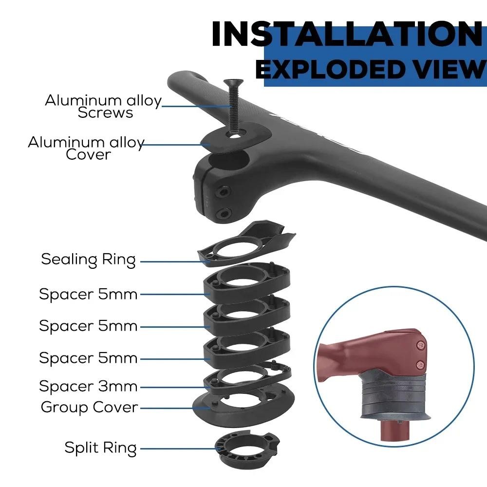 Roval Sl7/Sl8 Full Internal Cable Routing Road Bicycle Handlebar T1000 ...