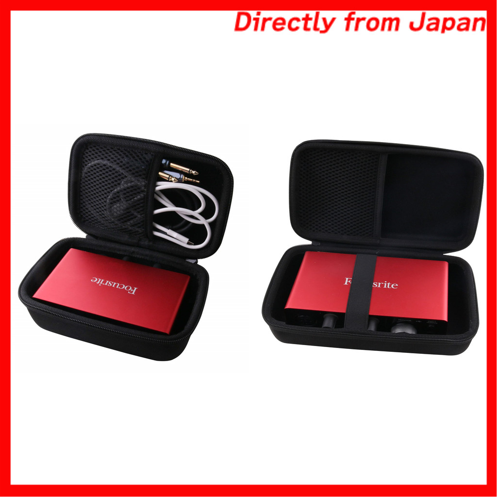 thumbnail image 2 of Hard EVA Travel Case For Focusrite Scarlett 2i2 (3rd Gen) – Protective Carrying Case For Audio Interface – Orange Interior 2 of 10