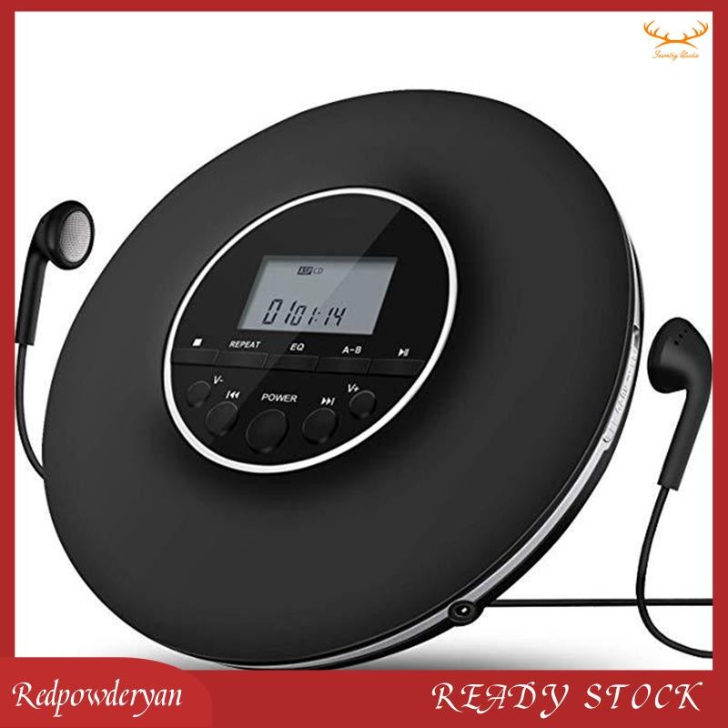 () Portable CD Player MP3 Music Player with Stereo Earbuds and ...