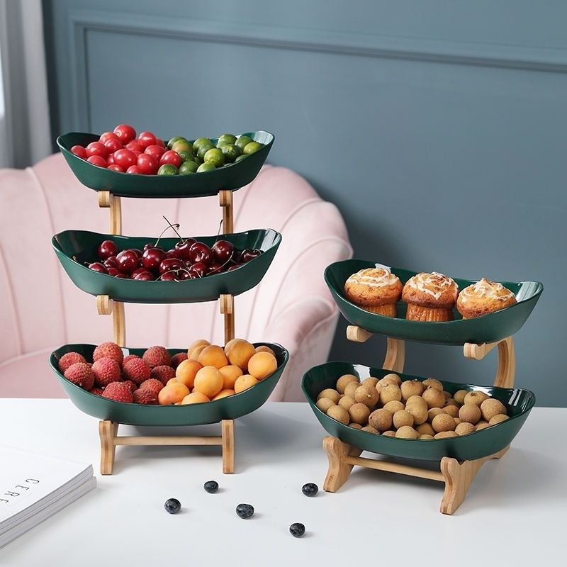 Luxury Fruit Plate for Living Room, Snacks, Nuts, Cake, and Dessert ...