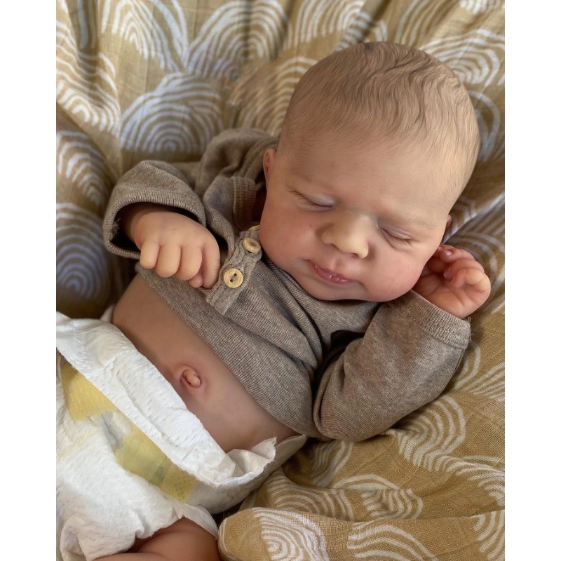19inch Pascale Newborn Full Body Baby Reborn Doll with 3D Skin Multiple