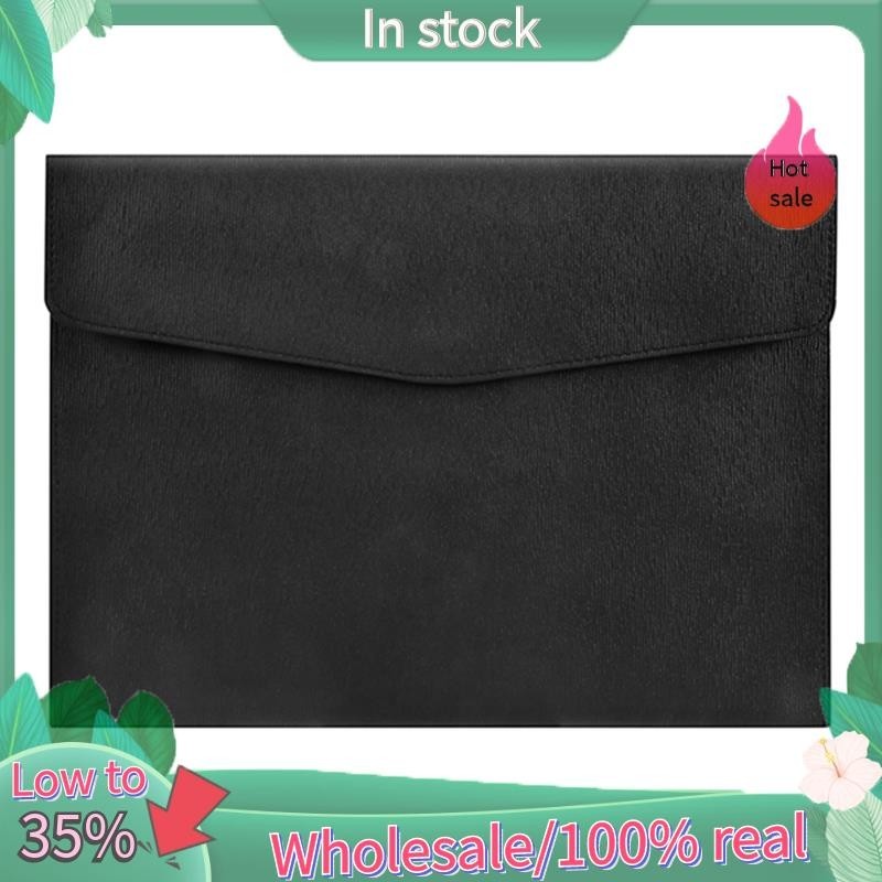 PU Leather A4 File Folder Document Holder Waterproof Portfolio Envelope ...