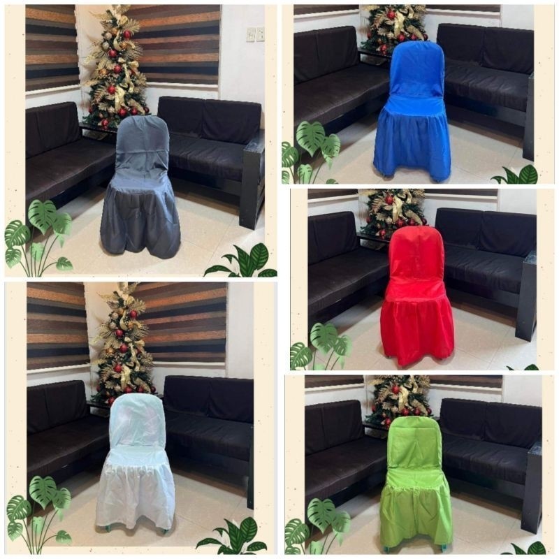 Mono Block Cover Chair Cover/ Chair Ribbon for all Occasion | Shopee ...