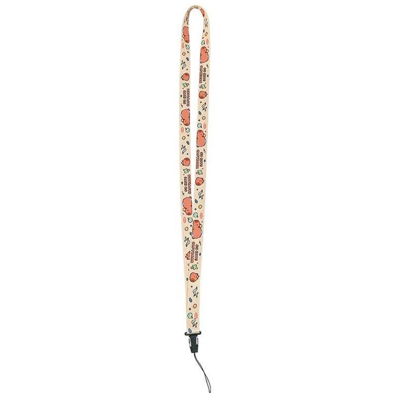 Anime Capybara Cartoon Neck Strap Lanyards ID Badge Card Holder ...