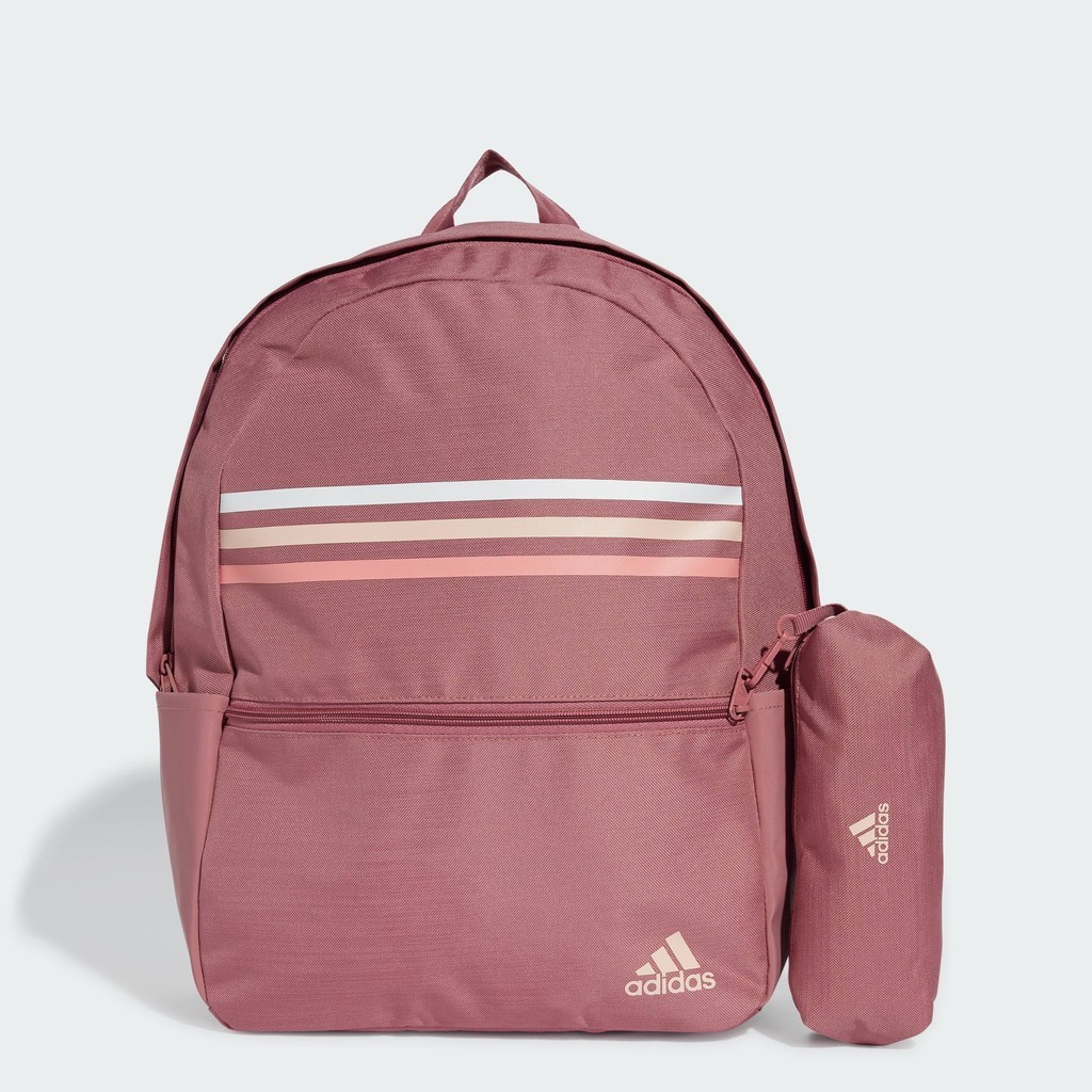 adidas Lifestyle Classic Horizontal 3-Stripes Backpack Unisex Red ...