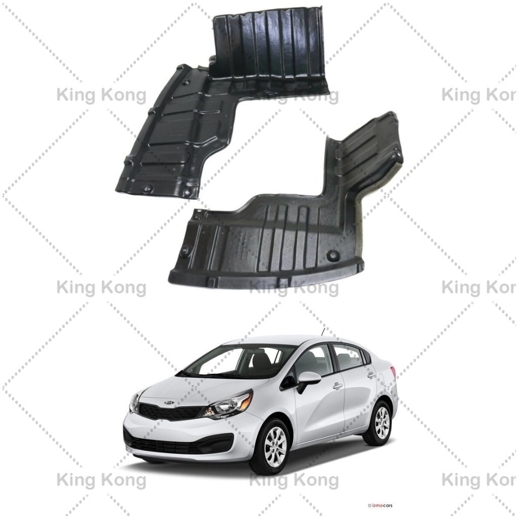 thumbnail interactive-video image 1 of KIA K5 2021-2024 Under Engine Splash Guard - Black Plastic Steel Shield With Hardware By Atoksouk 1 of 5