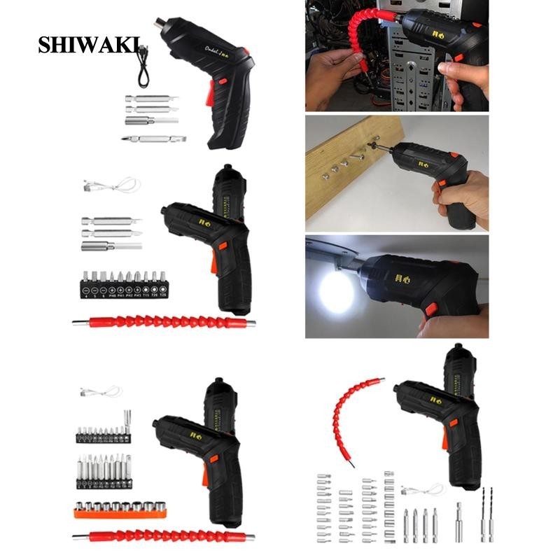 [Shiwaki] Cordless Screwdriver Portable Forward And Rotation 4.2V Car ...