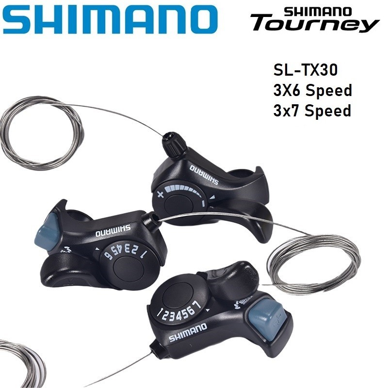 Shimano TOURNEY SL TX30 Shifter 3/6/7/18/21 Speed MTB Thumb Gear Shift Lever Set Shopee