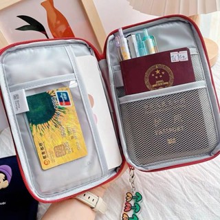 Cute Milk Sister Passport Protective Storage Bag Travel Document ...