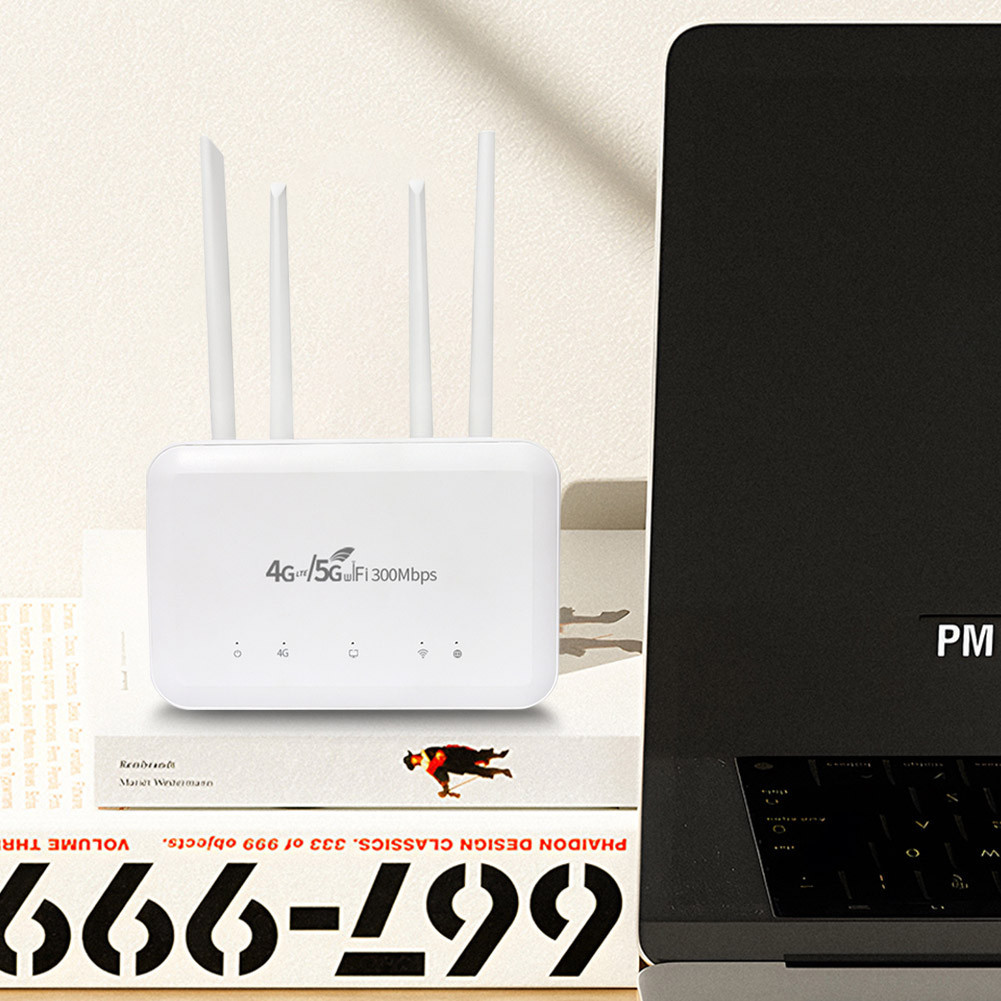 4G LTE WiFi Router Modem Router Wireless Hotspot 300Mbps with SIM Card ...