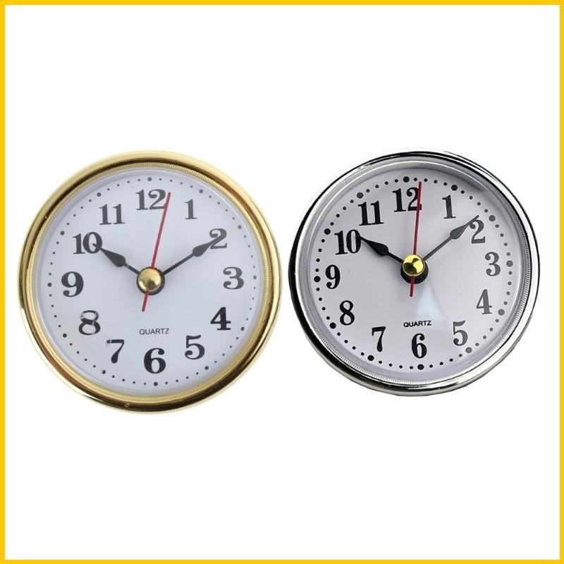UKI Mini Clock Insert 2-1 2Inch 65mm Round Quartz Movement Clock Arabic ...
