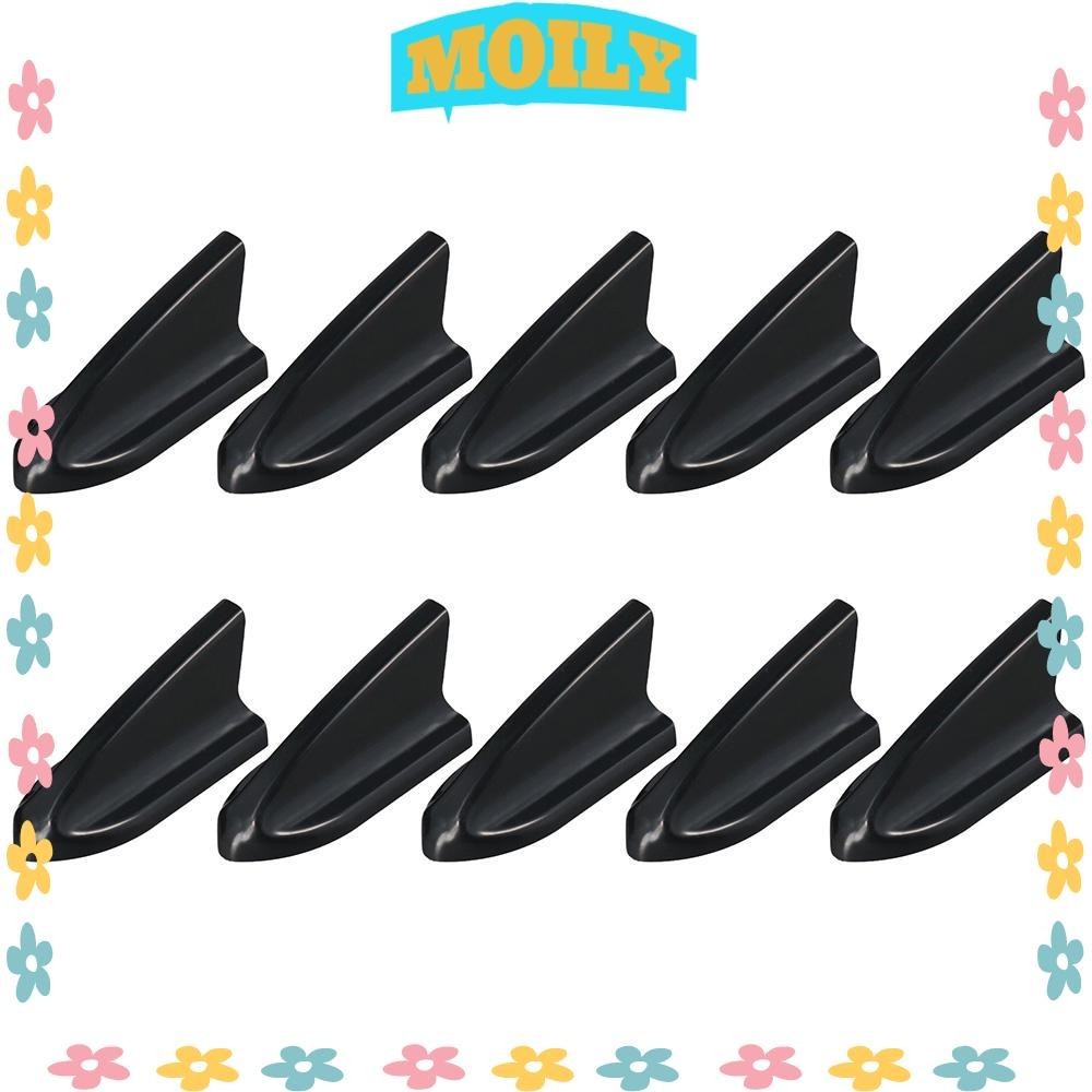MOILYPH 10pcs Car Roof Spoiler, With SelfAdhesive Tapes 52.5*23*22MM