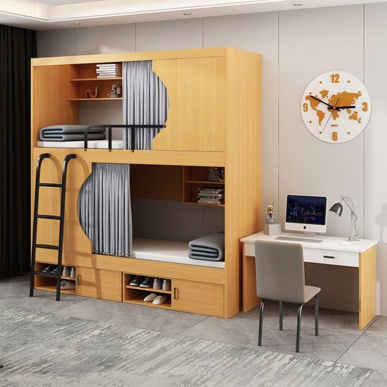 New Direct Sales Space Capsule Bunk Bed Student Dormitory Iron-Wood ...