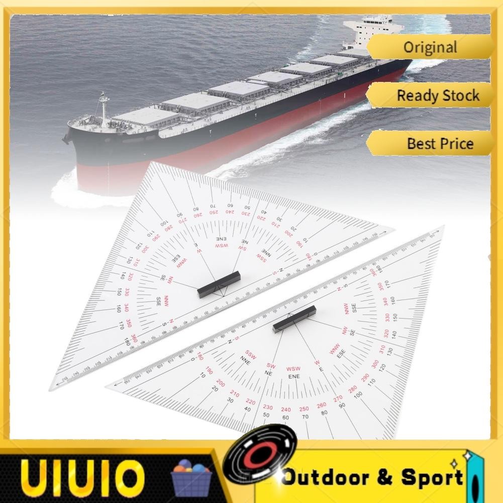 Uiuio Chart Drawing Ruler Precise Scale Transparent 300mm Acrylic Easy ...