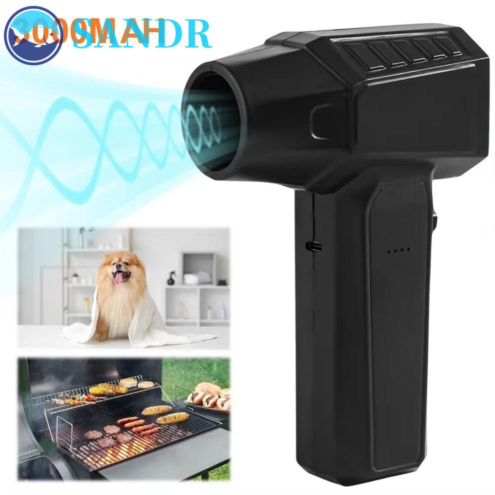 SANDR Mini Turbo Jet Fan, 50000 RPM 3000mAh Electric Air Duster ...