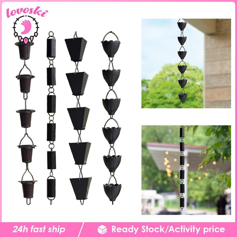 [Lovoski] 100cm Rain Chain for Gutters Replacement Downspouts ...