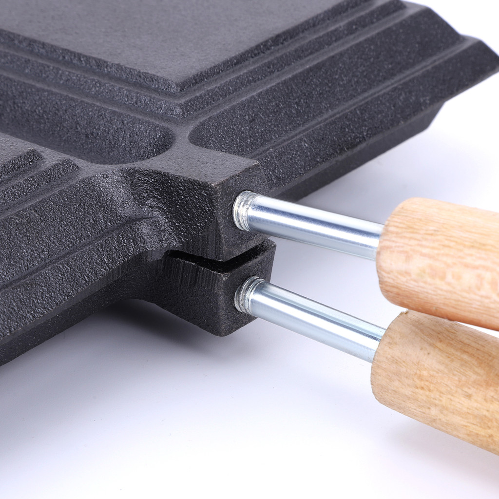 Cast Iron Sandwich Maker Double Sided Sandwich Hand Toaster Sandwich ...