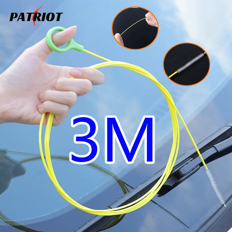 Shakas 9.84ft Sunroof Drain Cleaning Brush - Soft PP Tool For Cars, Trucks, Fish Tanks & More (Green) - View #2