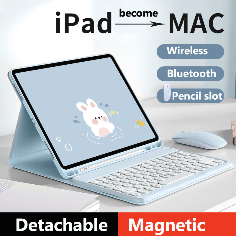iPads Labubu Shockproof Case with Rotating Stand