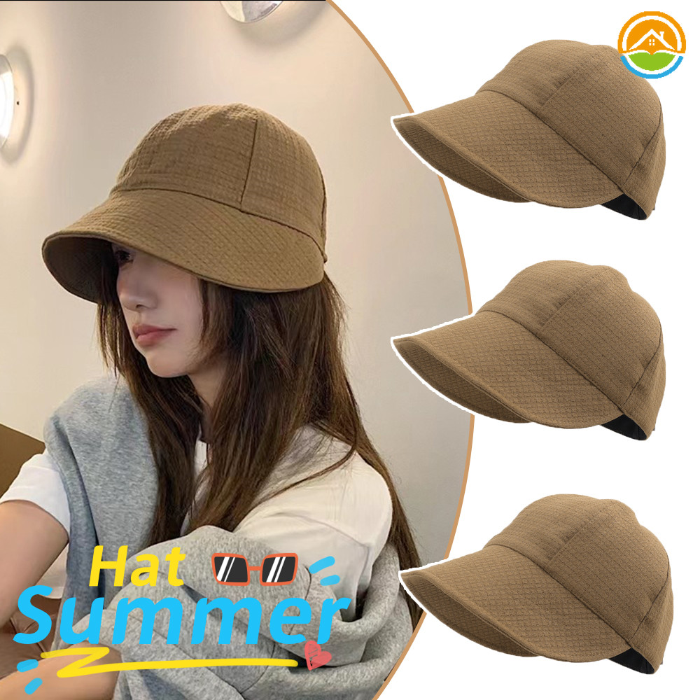 Summer Sunscreen Wide Brim Fisherman Hats - Foldable Quick Dry Women ...
