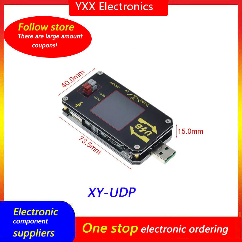 CNC USB color screen power supply voltage rise and fall module constant ...