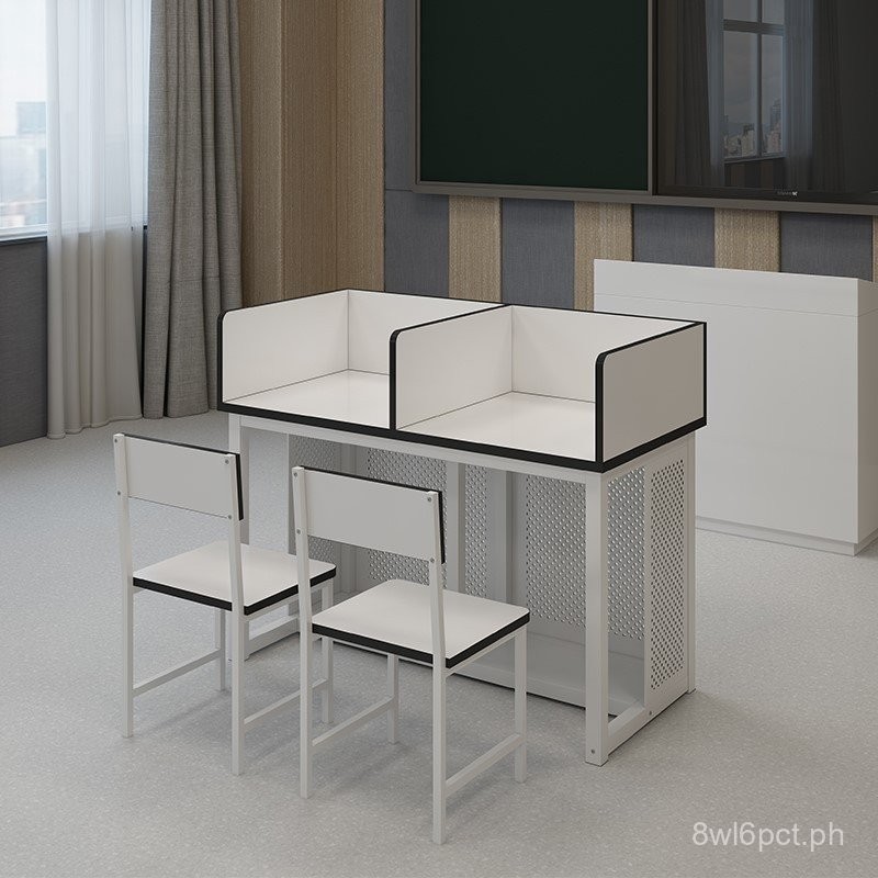 School Computer Room Computer Desk Desktop Single Computer Table and ...