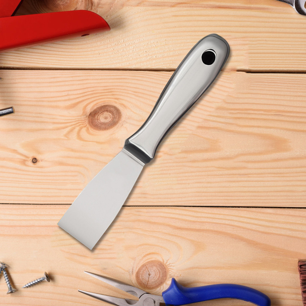 One-Piece Stainless Steel Putty Knife Paint Scraper Tool Spackle Tool ...