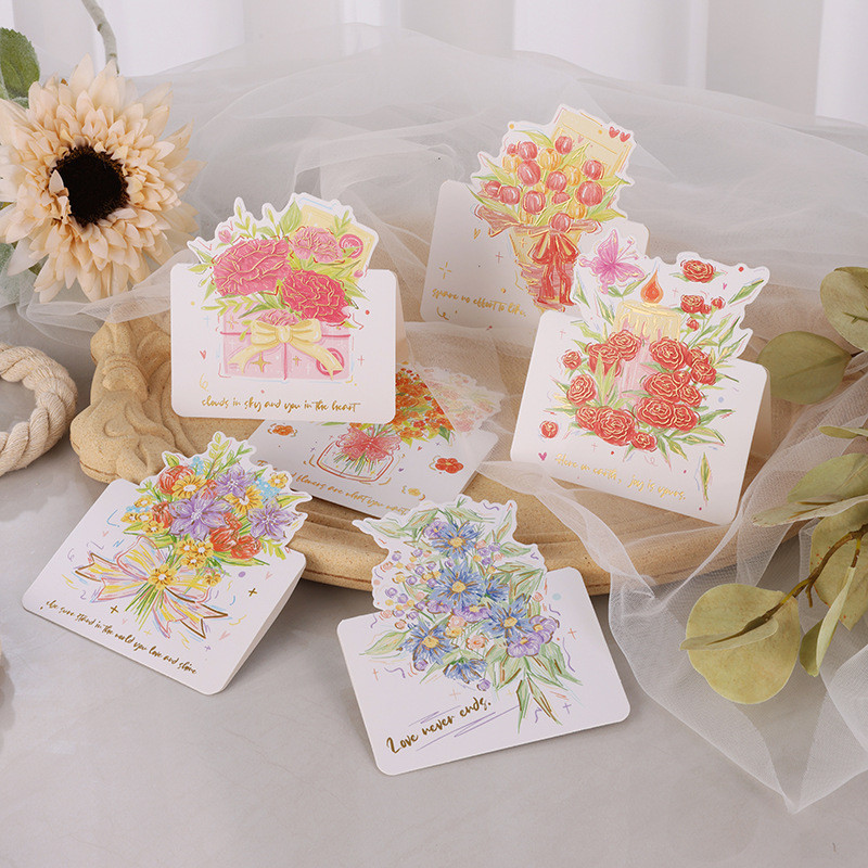 Graduation Season Card Gift for Classmates Bouquet Card Mini Card ...