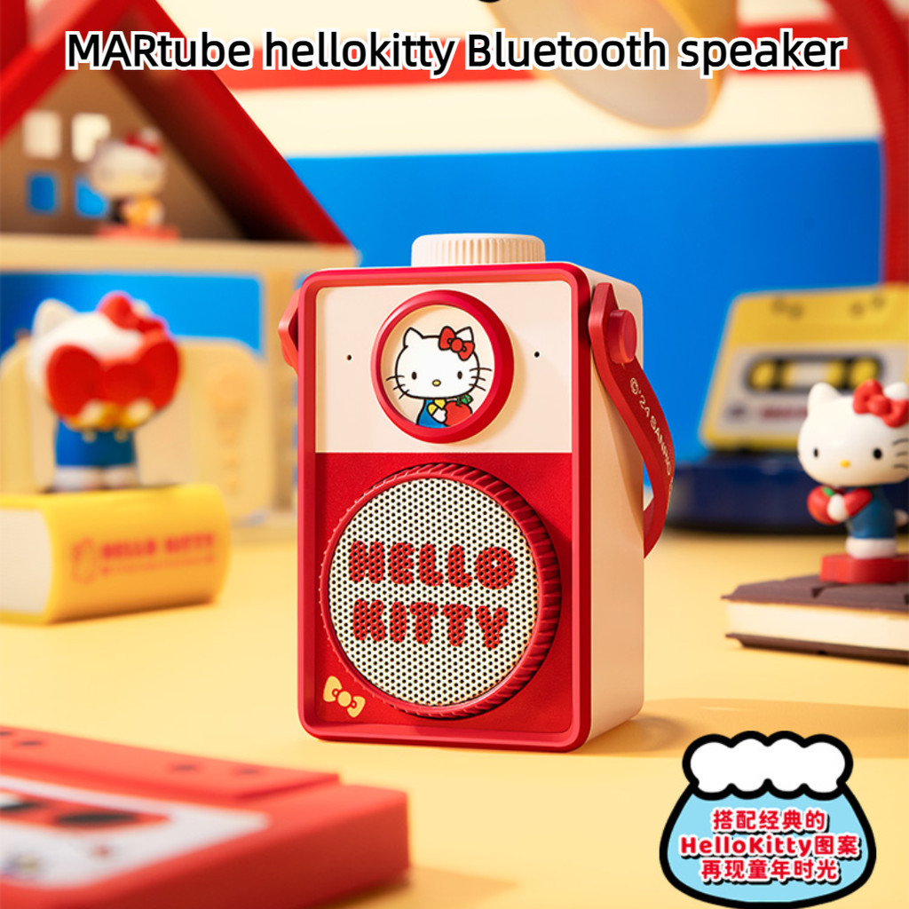 Martube Sanrio Hellokitty Cartoon Bluetooth Audio Portable Retro ...
