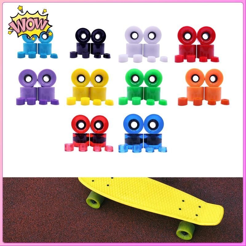 Ruedas Skate POFET Ruedas De Repuesto Para Monopatín De 60 X 45 Mm, 78 A, También Para Cruiser Pennyboard Waveboard Snakeboard, Bueno Para Principiantes, Juego De Skate Barato