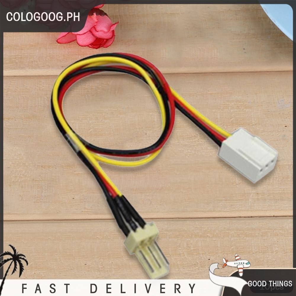 10pcs 12V 3Pin Male to 3pin Female PC Fan Power Extension Lengthen Cable Shopee Philippines