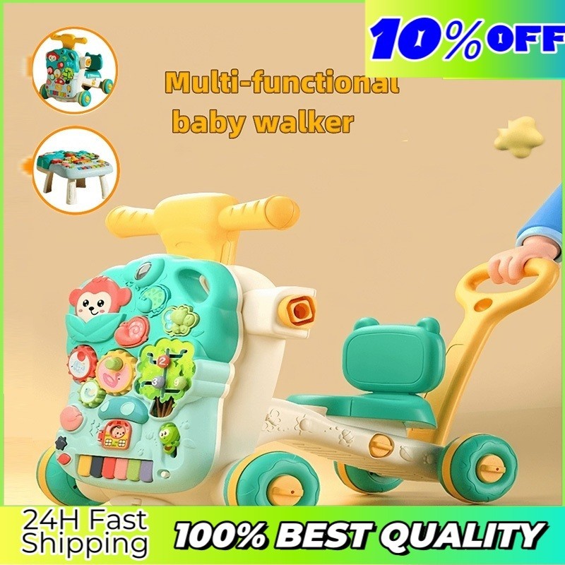 Walker for Baby Push Walker Early Learning Toys Table Toddler Trolley Sit to Stand Walker for Kids Shopee Philippines