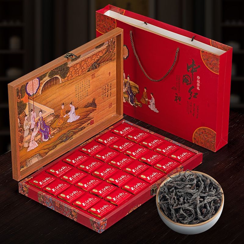 Holiday Gifts Wuyi Mountain Rock Tea Horse Head Rock Cinnamon Big Red ...
