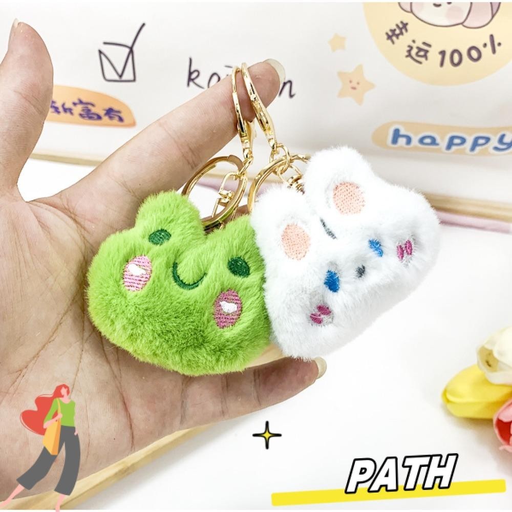 PATH Rabbit Frog Doll Keychain, Plush Backpack Pendant Ornaments ...