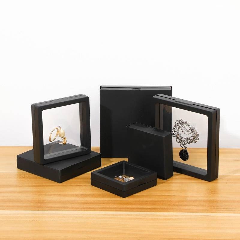 [CHEN] New Jewelry Box Transparent PE Film Box Display Box Jewelry Ring ...
