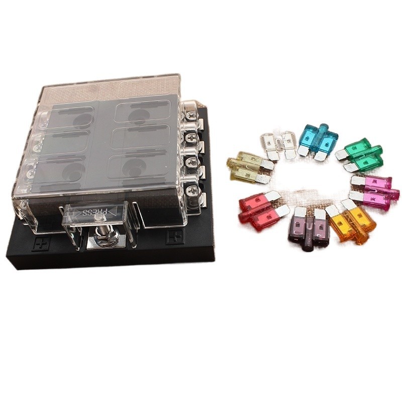 COD/ RV car fuse box 8-bit fuse box multi-bit fuse box 8-way fuse seat ...