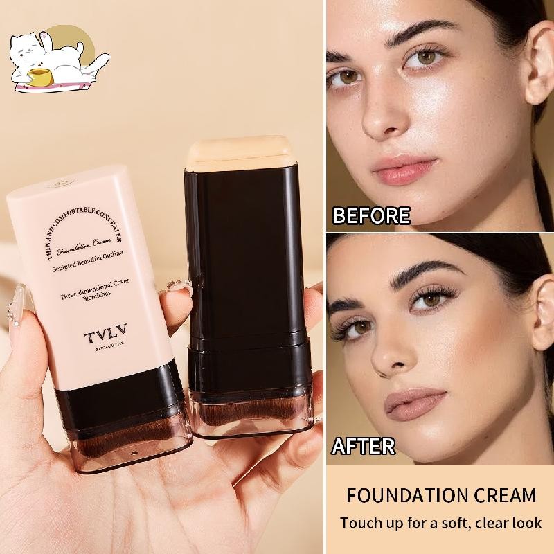 Facial Foundation Cream Foundation Stick Long-Lasting High Concealer ...