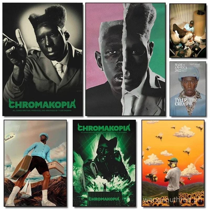 Popular Rapper Tyler The Creator Chromakopia Classic Music Album Poster ...