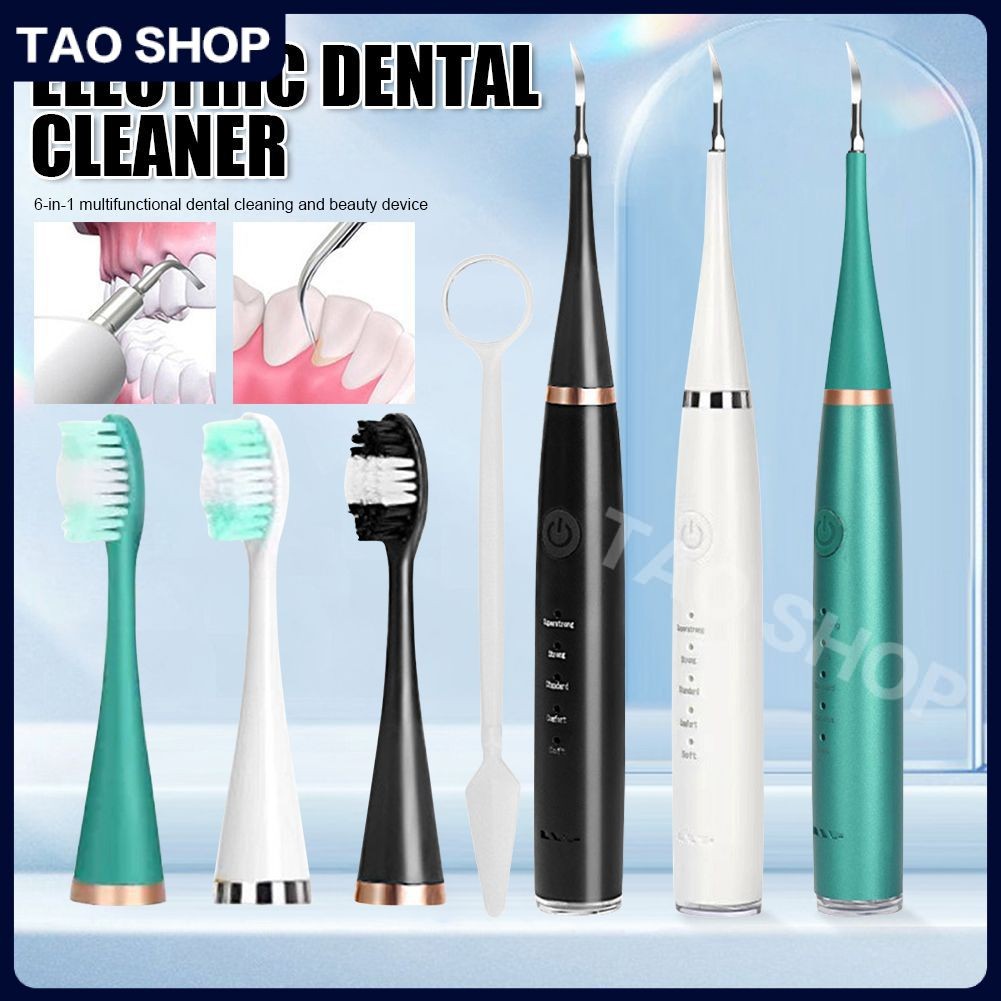 Ultrasonic Electric Teeth Cleaner Dental Scaler Teeth Whitening Tartar ...
