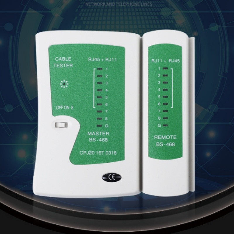 Professional Network Cable Tester RJ45 RJ11 CAT5 UTP LAN Networking ...