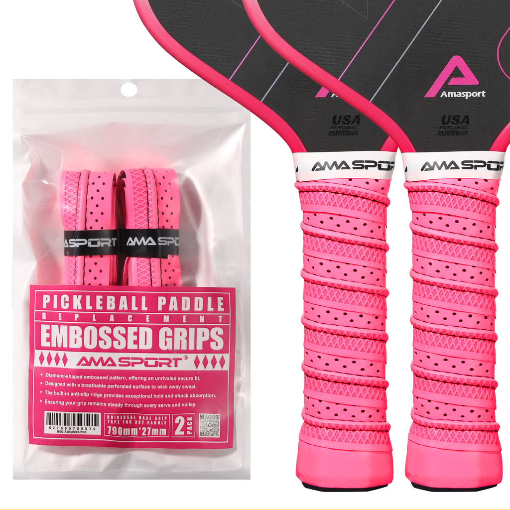 Amasport Pickleball Paddle Overgrip 2Pcs, Anti-Slip Tacky Durable ...