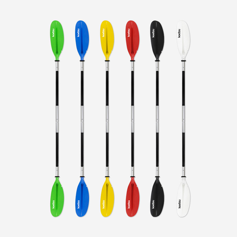 4-Piece Two Way Paddle Adjustable Floating Kayak Paddle for Outdoor ...