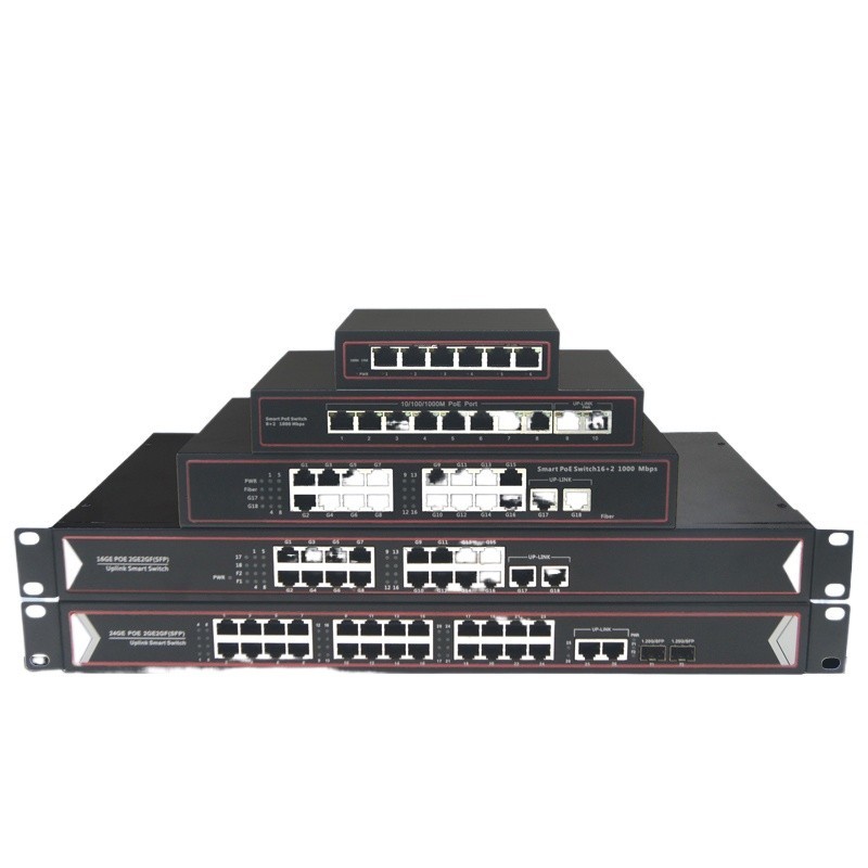 Star view security monitoring standard POE switch Gigabit 5 ports 8 ...