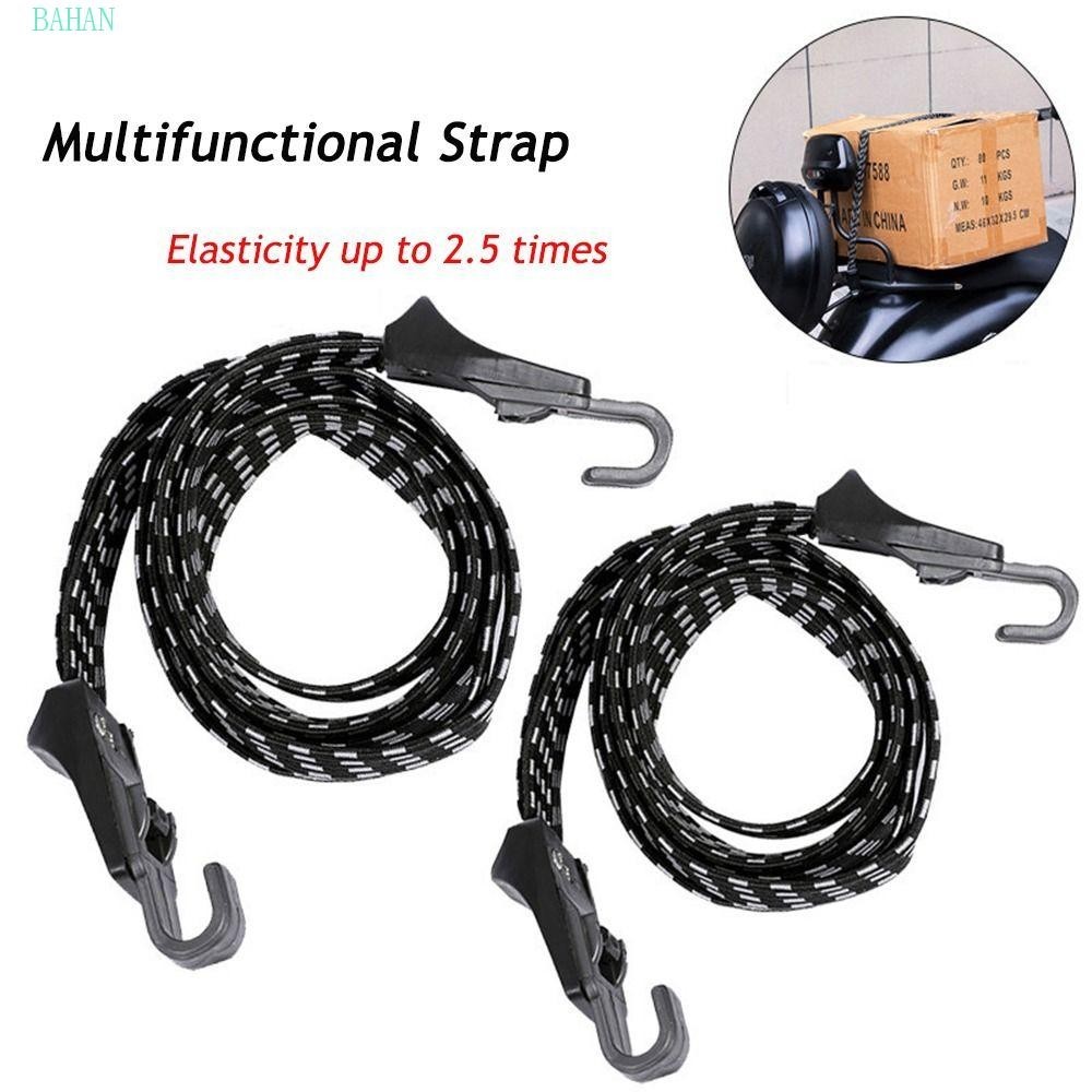 BAHAN 2Pcs Motocycle Baggage Tying Rope Motobike Part Durable Hook ...