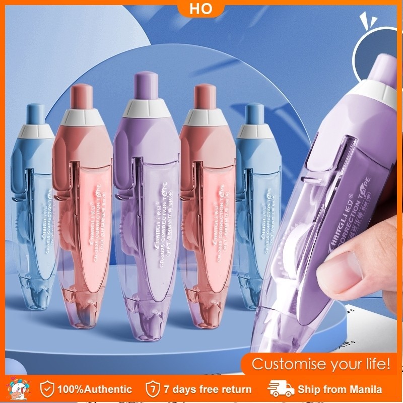 GreatKing 5mm*6m Retractable Correction Tape School Office Stationery