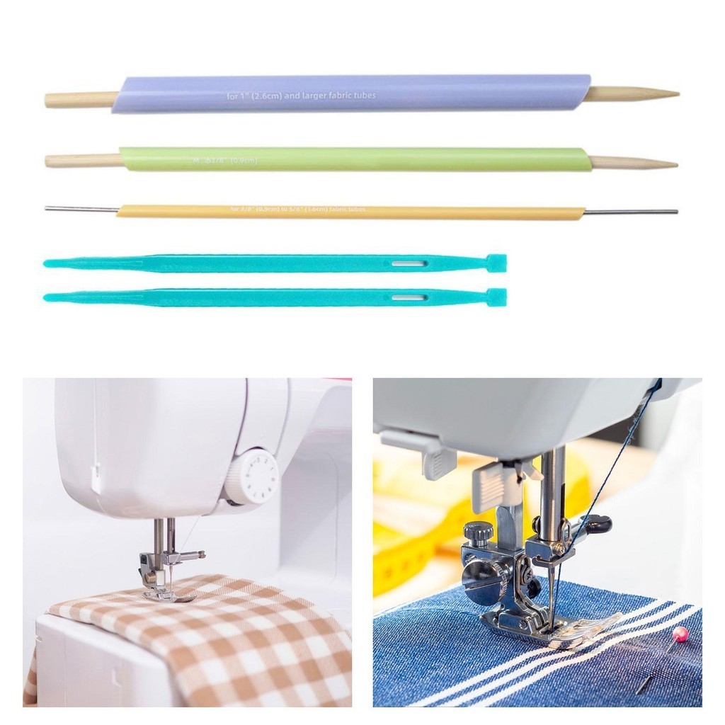 [Maxivogue1] 5x Tube Turners Set Handsewing Crochet Multicolor Tube ...